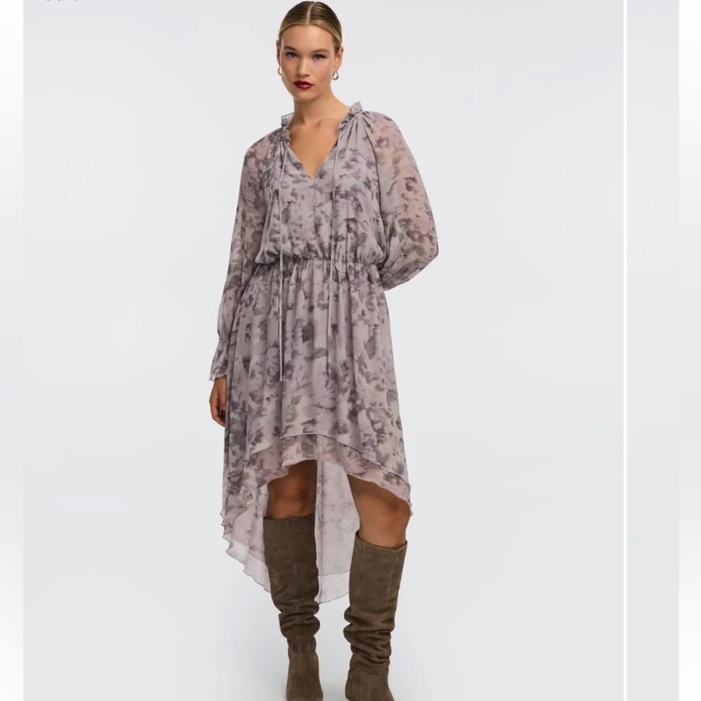 ✨5/$25✨Elegant Gray Floral Women's Dress
